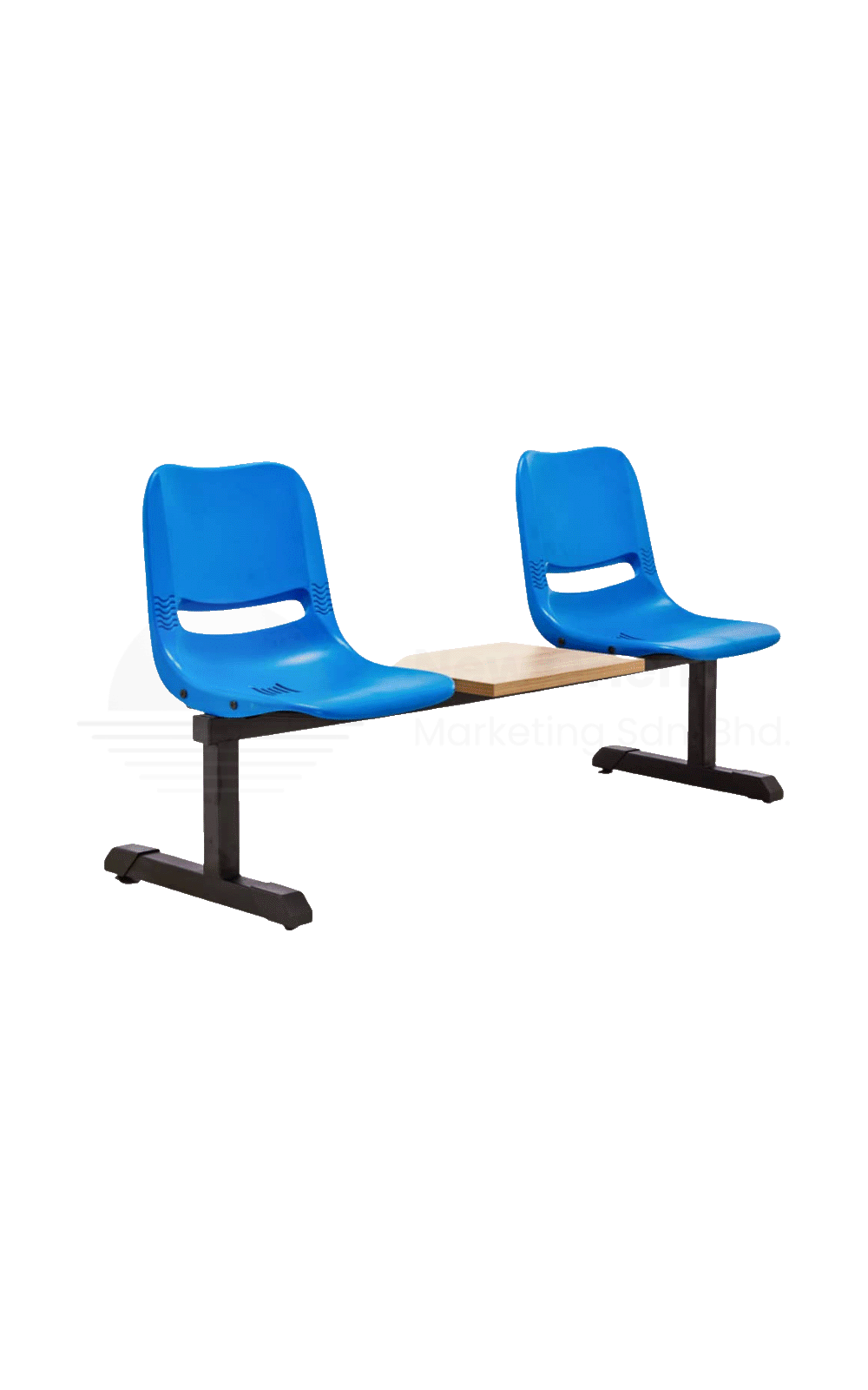 Metal Plastic Link Chair 2 Seaters